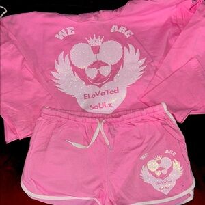 Elevated Soulz Pink Lounge Set